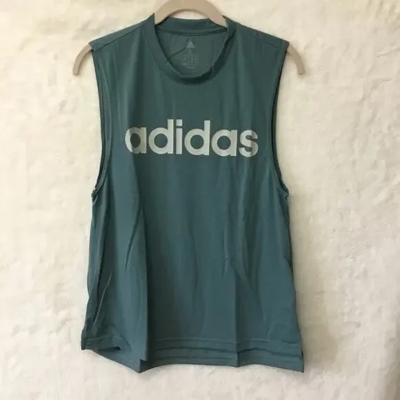 Adidas Raw Green Dash Tank Top - Picture 2 of 7